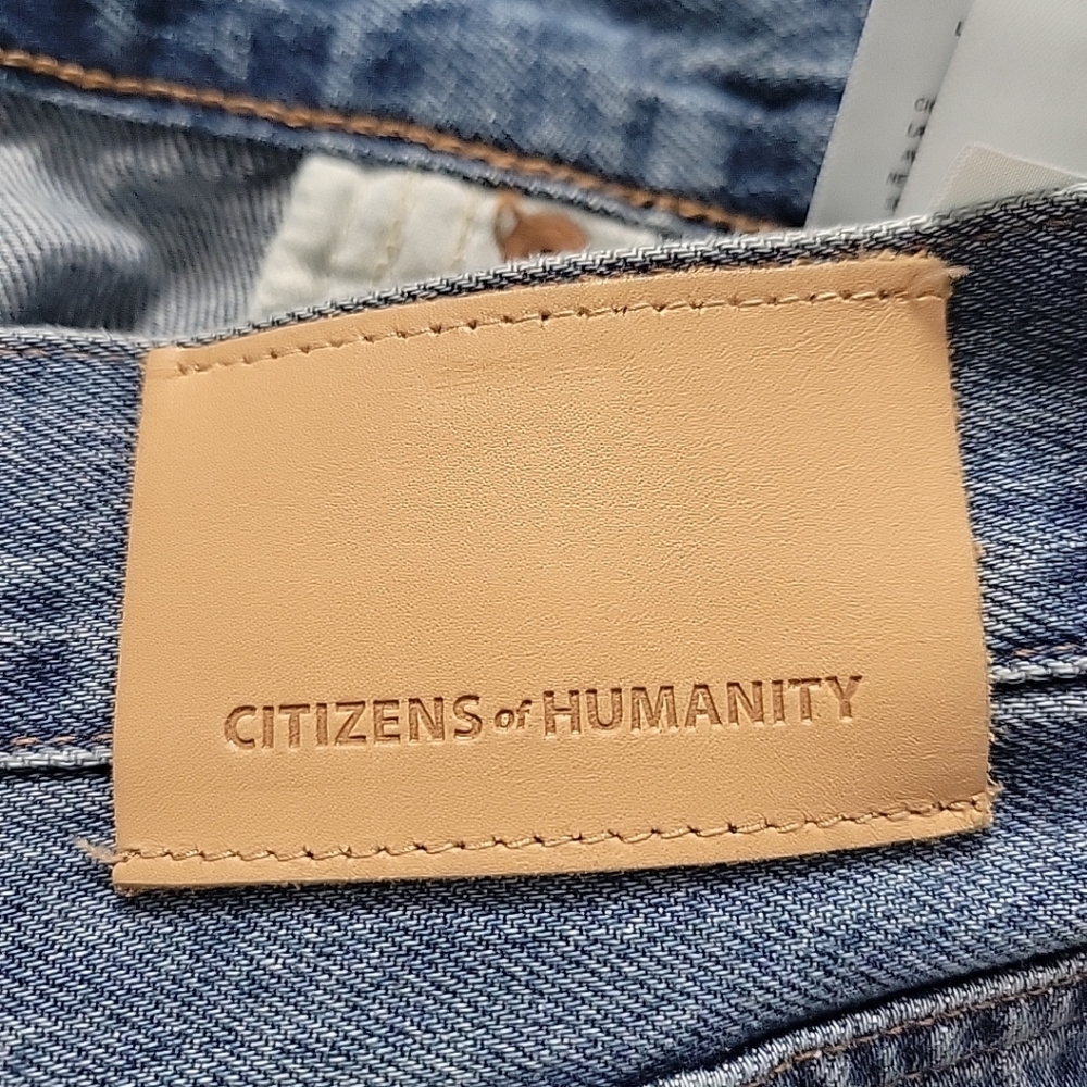 Citizens Of Humanity Annina High Rise Wide Leg Button Fly Jeans in Pinnacle 28 - Picture 11 of 11